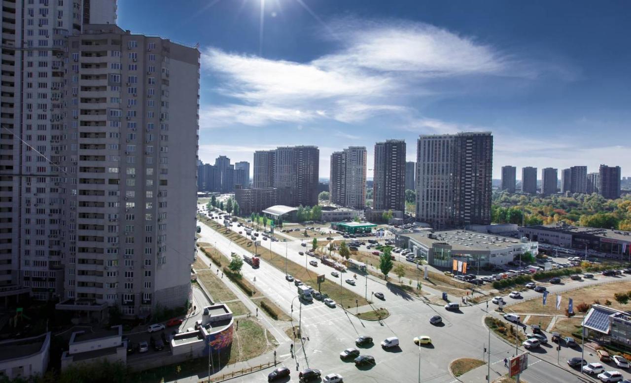 Сонячна Квартира На Княжому Затоні Kiev Exterior foto